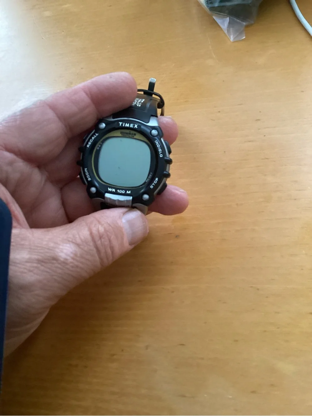 Timex Black and Silver Digital Sports Watch
